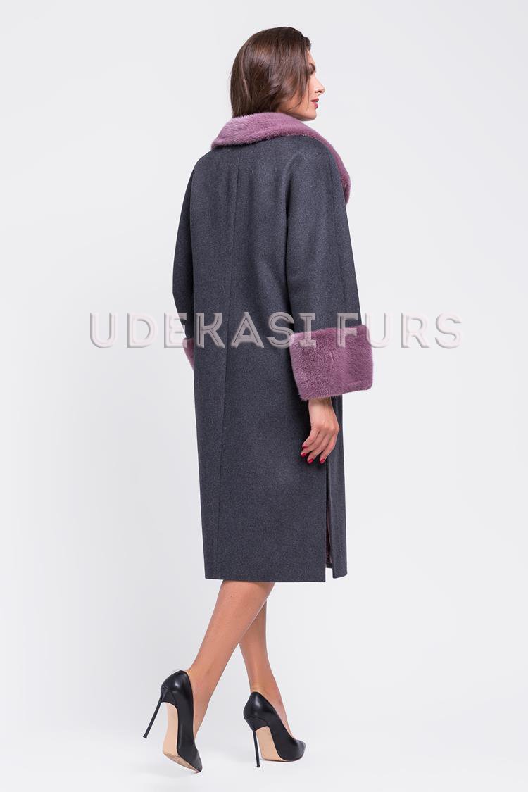 Пальто с мехом норки 9041-02 от магазина Udekasi Furs  - #2