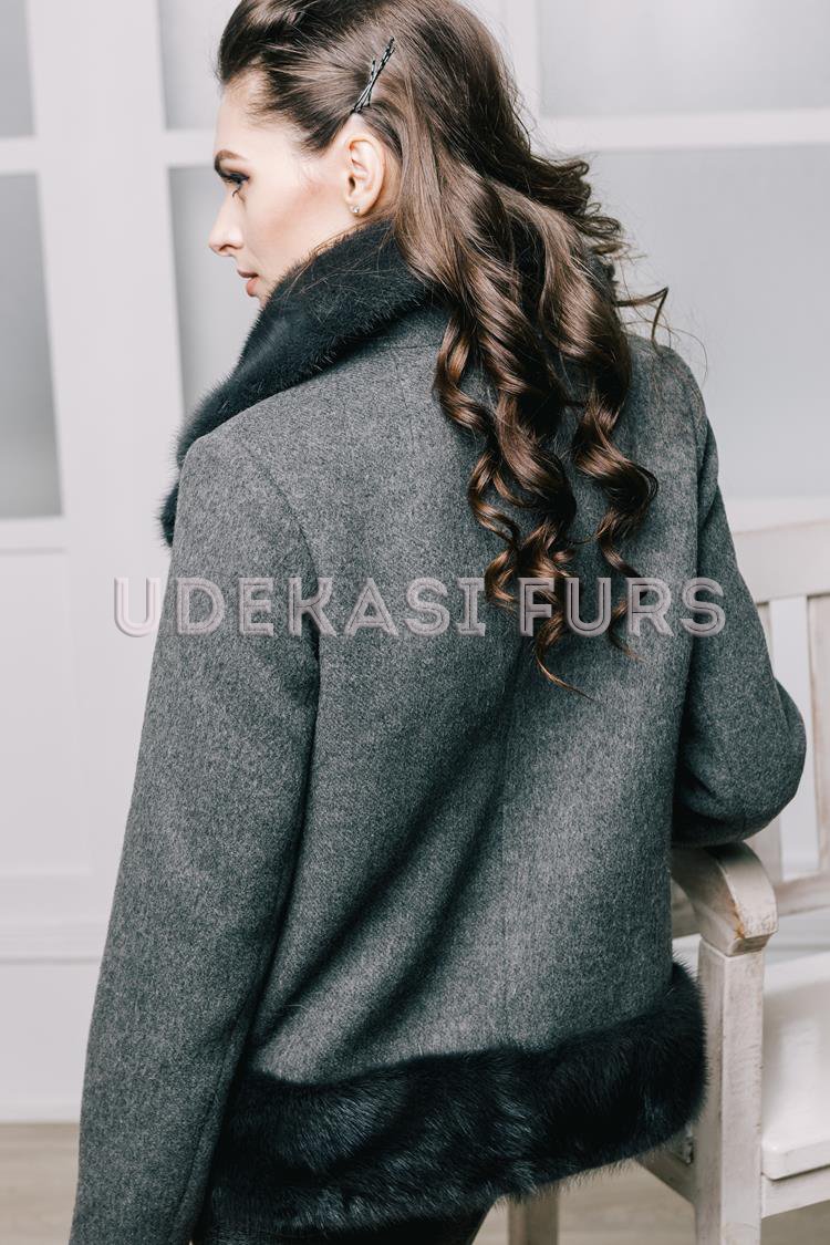 Пальто с мехом норки 9011-01 от магазина Udekasi Furs  - #2