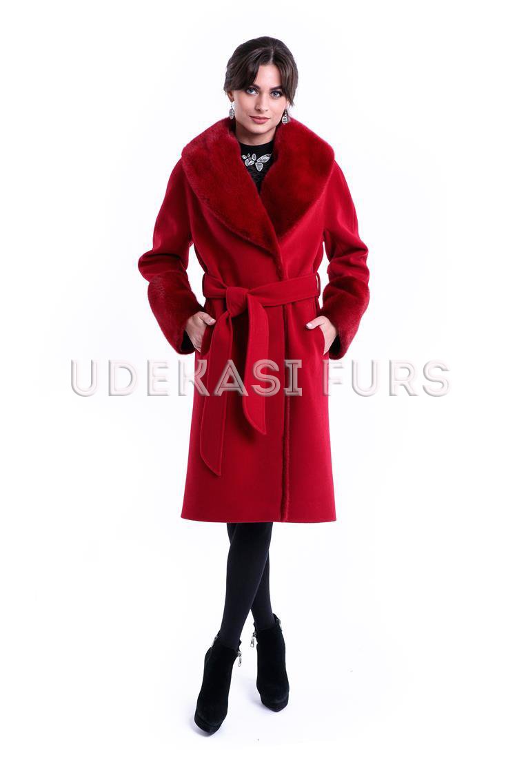 Пальто с мехом норки 9035-03 от магазина Udekasi Furs  - #1