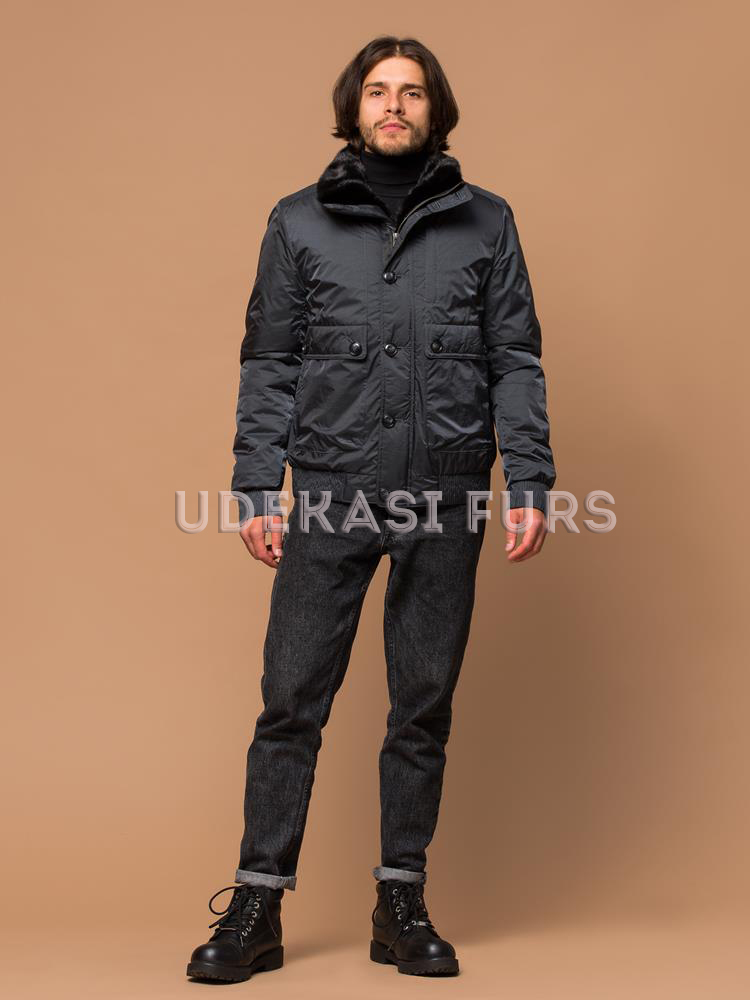 Куртка с мехом норки 4169-005 | Udekasi Furs  - #1