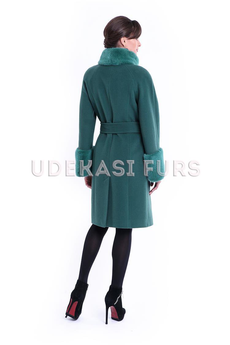 Пальто с мехом норки 9039-01 от магазина Udekasi Furs  - #2