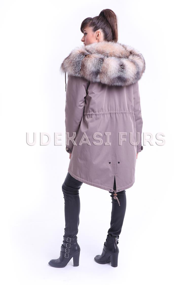Парка с натуральным мехом Blue Frost 5329-294 от Udekasi Furs - #2