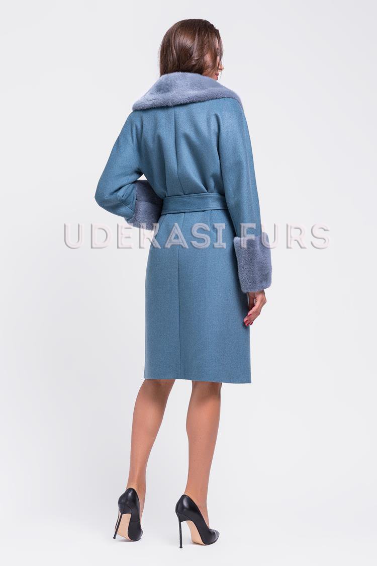 Пальто с мехом норки 9035-11 от магазина Udekasi Furs  - #2