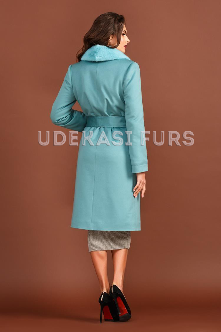 Пальто с мехом норки 9033-14 от магазина Udekasi Furs  - #2