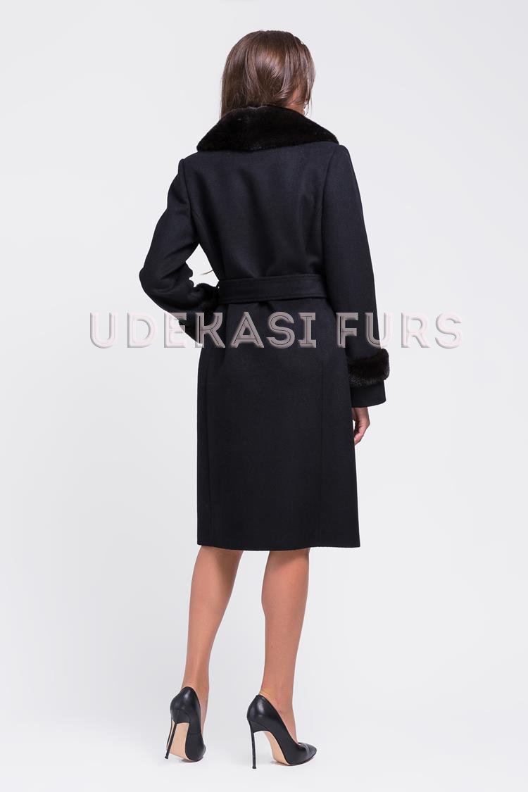 Пальто с мехом норки 9032-05 от магазина Udekasi Furs  - #2