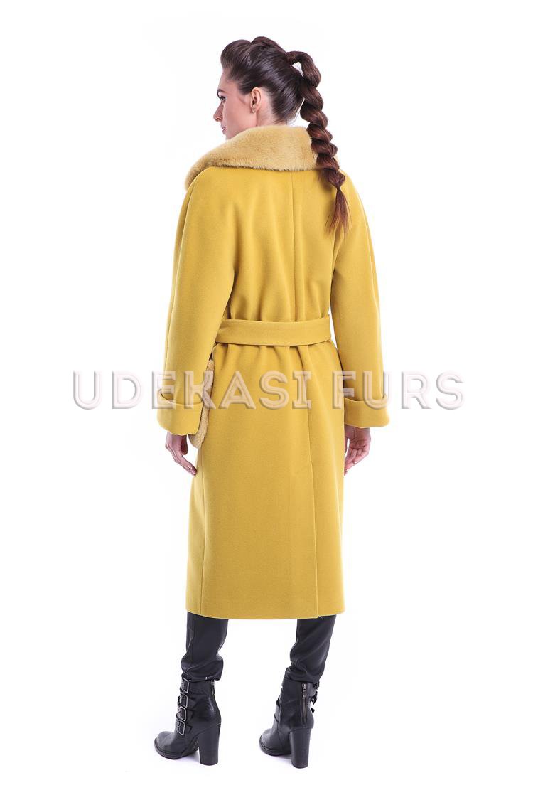 Пальто с мехом норки 9038-02 от магазина Udekasi Furs  - #2