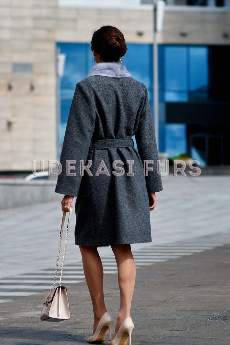 Пальто с мехом норки 9030-06 от магазина Udekasi Furs  - #2