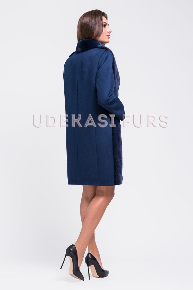 Пальто с мехом норки American 9020-03 от магазина Udekasi Furs  - #2