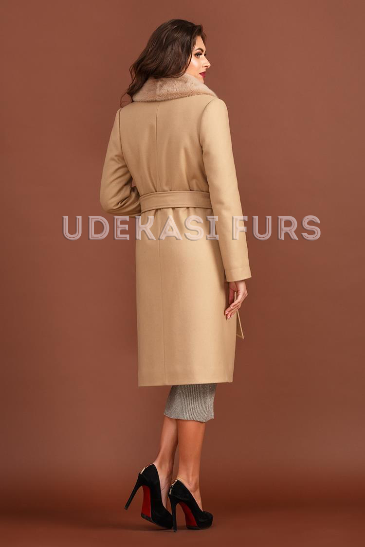 Пальто с мехом норки 9033-13 от магазина Udekasi Furs  - #2