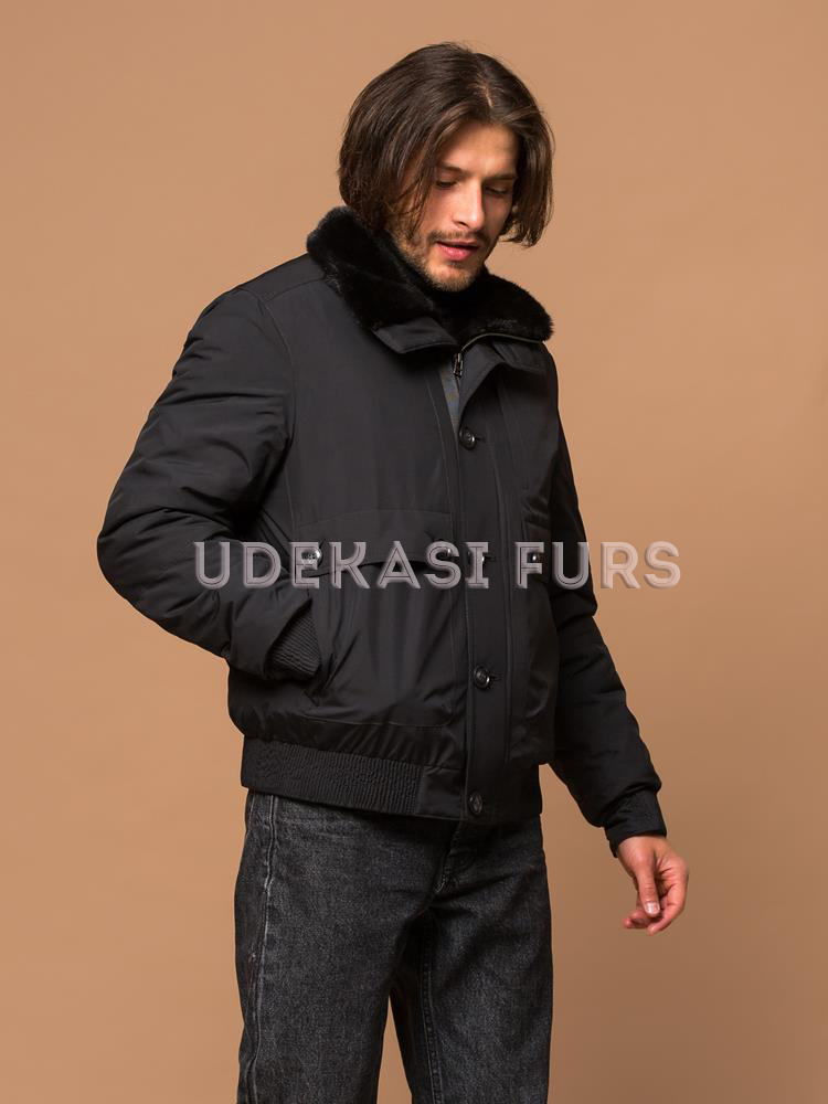 Куртка с мехом норки 4169-004 | Udekasi Furs