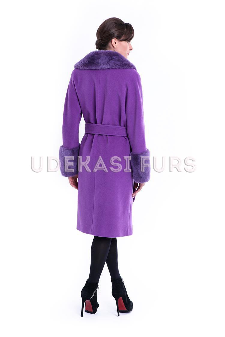 Пальто с мехом норки 9035-05 от магазина Udekasi Furs  - #2