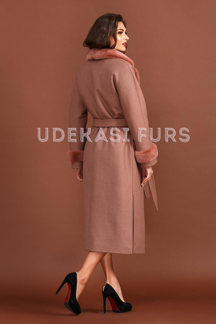 Пальто с мехом норки 9034-01 от магазина Udekasi Furs  - #2